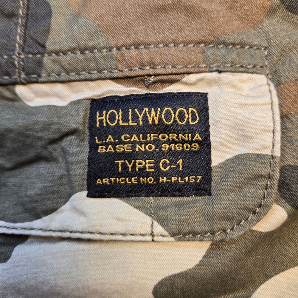 NWT Hollywood Camoflage Cargo Pants 38x32 - Picture 4 of 9
